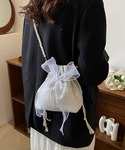 ショルダーバッグ バッグ 巾着バッグ ショルダ...の詳細画像1