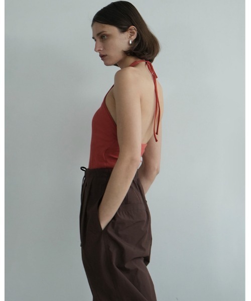 CLANE（クラネ） カップ付き キャミソール HALTER NECK CUP IN TOPS