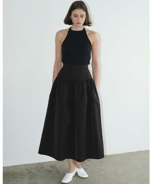 CLANE（クラネ） カップ付き キャミソール HALTER NECK CUP IN TOPS