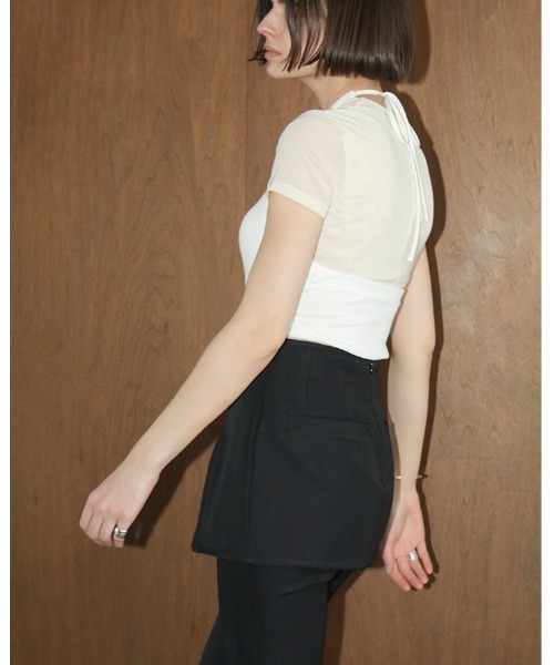 CLANE（クラネ） カップ付き キャミソール HALTER NECK CUP IN TOPS