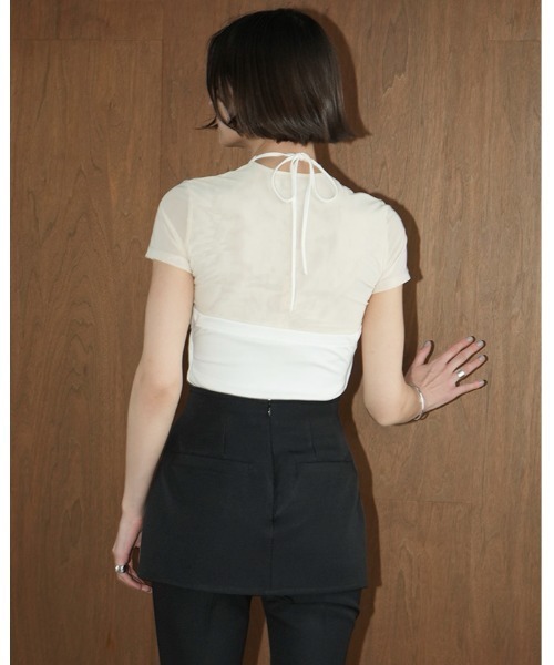 CLANE（クラネ） カップ付き キャミソール HALTER NECK CUP IN TOPS