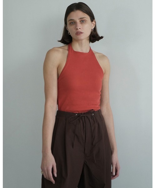CLANE（クラネ） カップ付き キャミソール HALTER NECK CUP IN TOPS