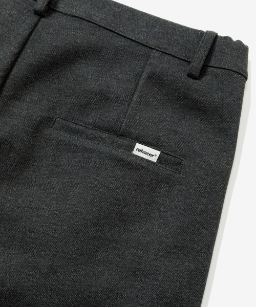 rehacer（レアセル） スラックス : Removal tapered Pants