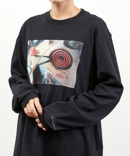 tシャツ JANESMITH ジェーンスミス / TIM BARBER hot knives L/S L-SHIRT グラフィックプリントビッグシルエ