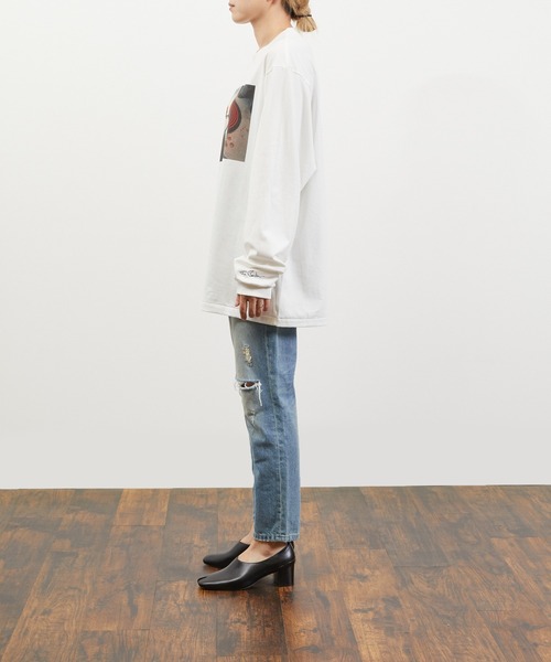 tシャツ JANESMITH ジェーンスミス / TIM BARBER hot knives L/S L-SHIRT グラフィックプリントビッグシルエ JANESMITH tシャツ ジェーンスミス / TIM BARBER hot knives S/S