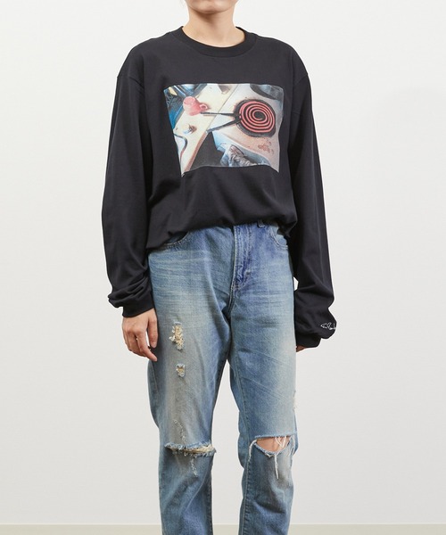 tシャツ JANESMITH ジェーンスミス / TIM BARBER hot knives S/S T-SHIRT グラフィックプリントビッグシルエ JANESMITH tシャツ ジェーンスミス / TIM BARBER hot knives S/S