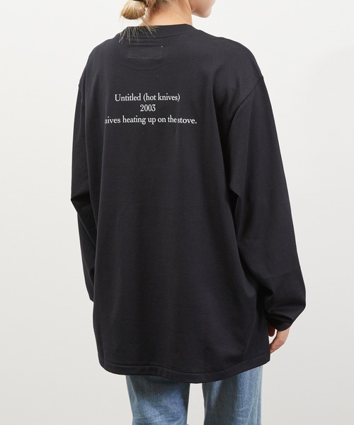 tシャツ JANESMITH ジェーンスミス / TIM BARBER hot knives L/S L-SHIRT グラフィックプリントビッグシルエ JANESMITH tシャツ ジェーンスミス / TIM BARBER hot knives S/S
