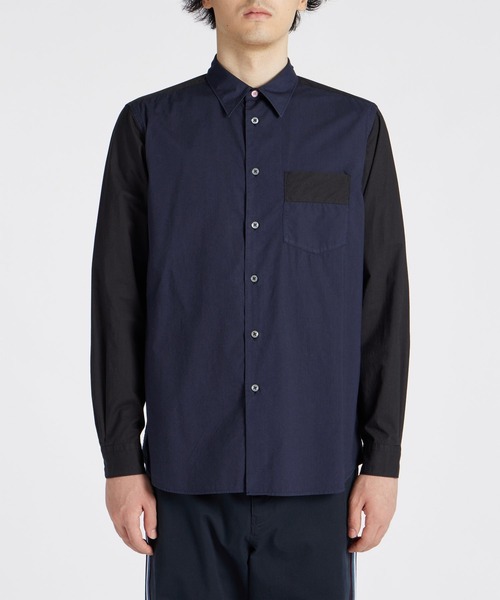 PS Paul Smith シャツ ミックスアップパネル / 242302 073ZMD