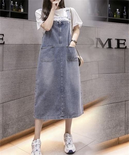 ♡*☆様 リメイクデニム　襟付きホルターネックワンピ ワンピース 襟付きロングデニムワンピース : ZOZOTOWN Yahoo!店 - 通販