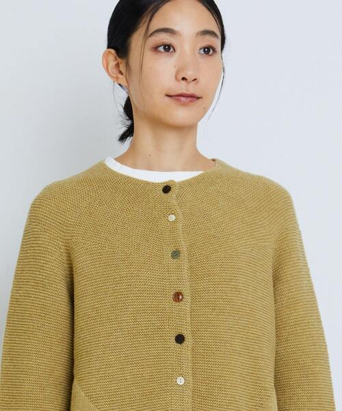 お値下げ　アデュートリステス　リシェスガーダー配色釦カーディガン　パープル系 ADIEU TRISTESSE（アデュートリステス） カーディガン リシェス