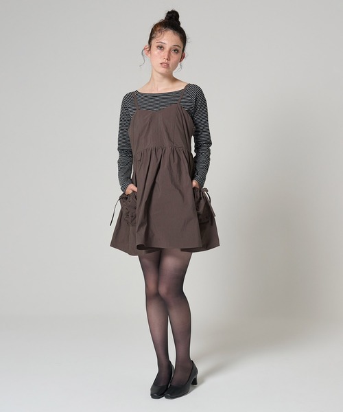 チュルミ 3本 ＋おまけ1本 シニヨン CHIGNON CHIGNON サロペット 3753-346MK キャミソール