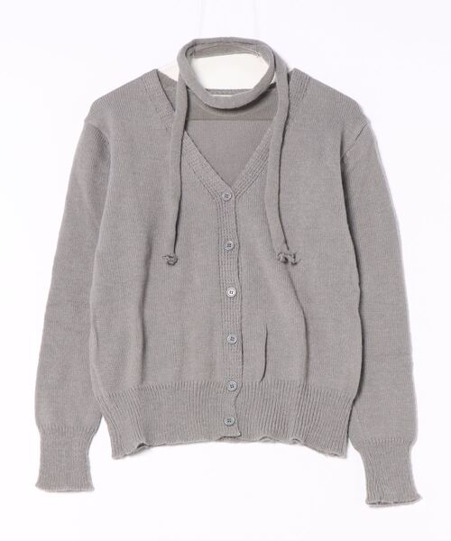 カーディガンセット AZUL BY MOUSSY | レイヤードセットカーディガン (カーディガン