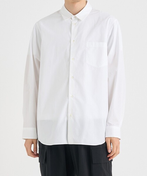 ATON シャツ SUVIN BROAD STANDARD SHIRT メンズ : ZOZOTOWN