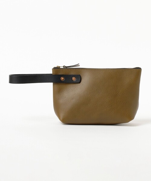 トートバッグ KINGSLEY WALTERS STUDIO / レザー コンパクトポーチ メンズの画像