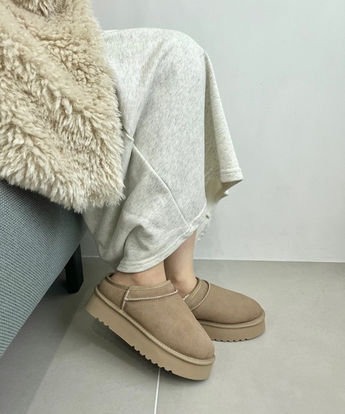 ORiental TRaffic（オリエンタルトラフィック） ブーツ 厚底ムートン