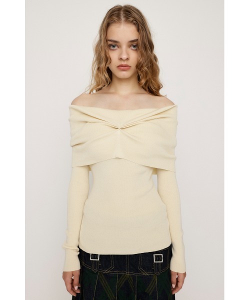 sly OFF SHOULDER KNIT トップス SLY | OFF SHOULDER KNIT トップス (ニット ) |SHEL'TTER WEBSTORE