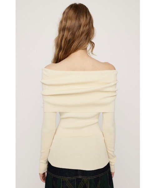 SLY ニット セーター OFF SHOULDER KNIT TOPS オフ ショルダー