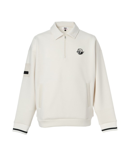 トレーナー スウェット 「WAAC」MENS ダンボールニットハーフジップ  