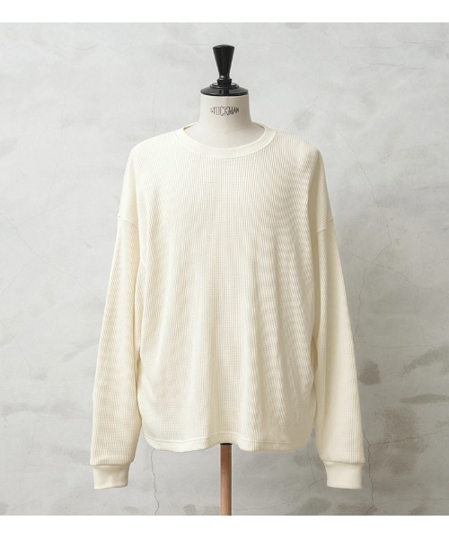 最安値【新品未使用】VALLAD サーマル knit 白 ホワイト Mサイズ 最安値【新品未使用】VALLAD サーマル knit 白 ホワイト Mサイズ