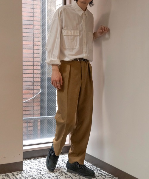 NewAnce（ニュアンス） スラックス 「NewAnce」Two Pleats Slacks