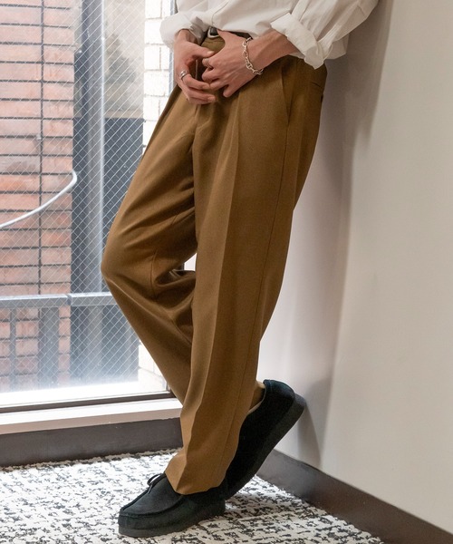 NewAnce（ニュアンス） スラックス 「NewAnce」Two Pleats Slacks
