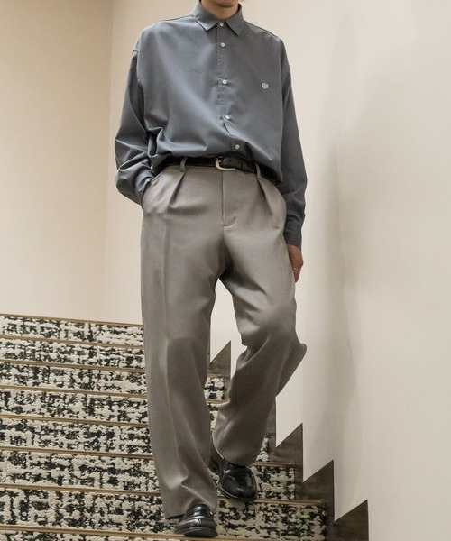 NewAnce（ニュアンス） スラックス 「NewAnce」Two Pleats Slacks