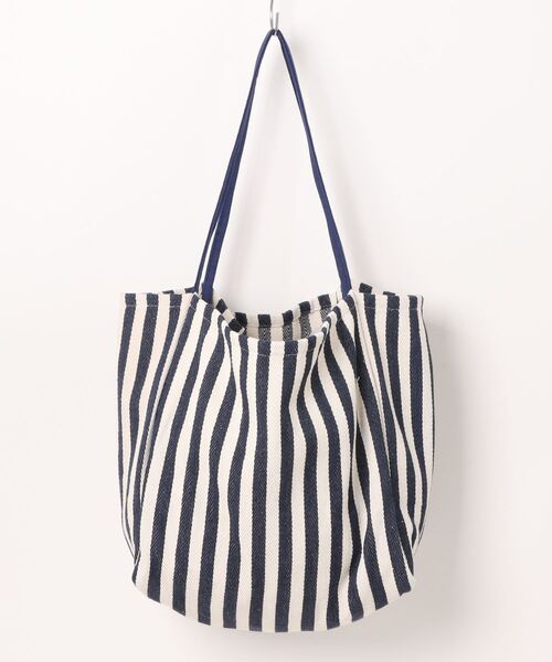 贅沢屋の Mignonjour FReePLACe/大容量ストライプトート トートバッグ バッグ