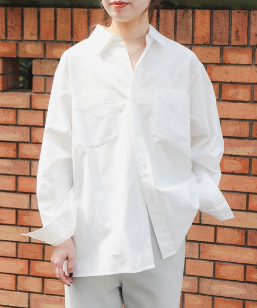 B：MING by BEAMS ブラウス シャツ オックスオーバー シャツ（S