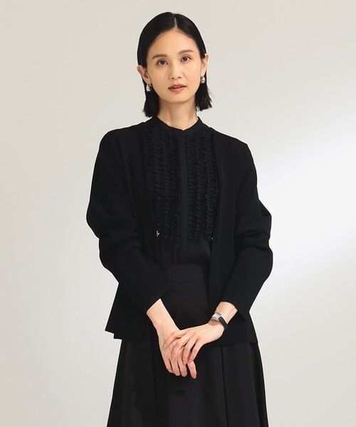カーディガン アセテート ナイロン カーディガン 「手洗い可」 レディース