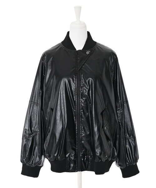 Narcissus（ナルシス） ブルゾン アウター 「MIDVEIN」フェイクレザー