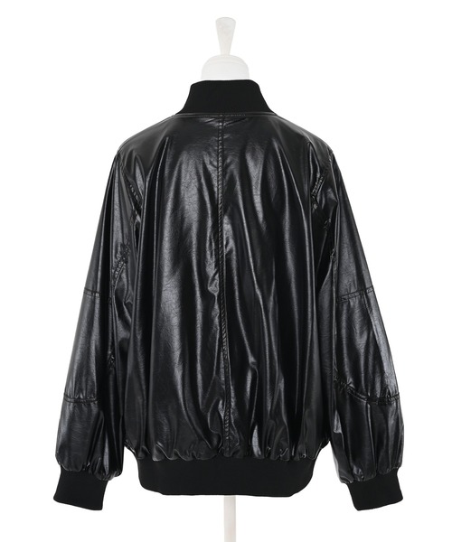 Narcissus（ナルシス） ブルゾン アウター 「MIDVEIN」フェイクレザー