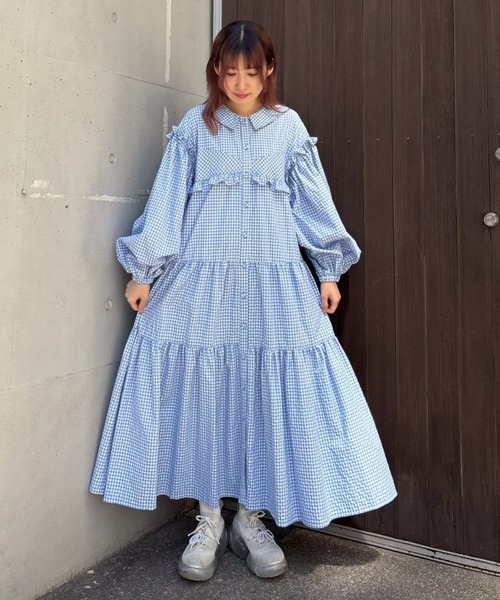 Candy Stripper ワンピース BUSTIER TIERED ドレス : ZOZOTOWN