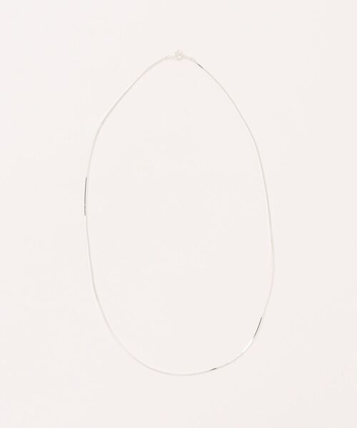 ネックレス 「novice」Thin Snake Chain Necklace「Silver925」 レディース