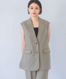 ベスト ジレ ラインショートベスト（セットアップ可能） レディース A part by ベスト ジレ 「セットアップ対応」LNTサージベスト