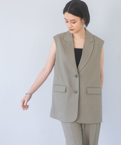 A part by（アパートバイ） ベスト ジレ 「セットアップ対応」LNT