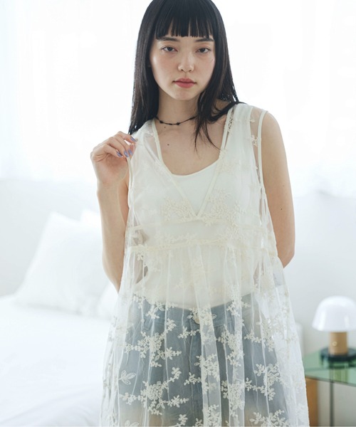PILIT ワンピース フラワー刺繍レースワンピース : ZOZOTOWN Yahoo!店