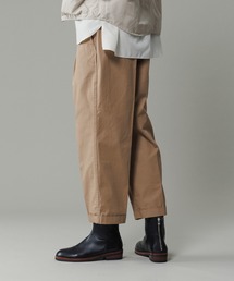チノパン 「撥水」ワンプリーツ クロップドシルエット チノパンツ メンズ レディース｜ZOZOTOWN Yahoo!店