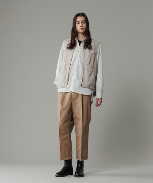 ADAM ET ROPE' ロールアップチノパンツ ADAM ET ROPE' チノパン 「セットアップ対応」ロールアップ