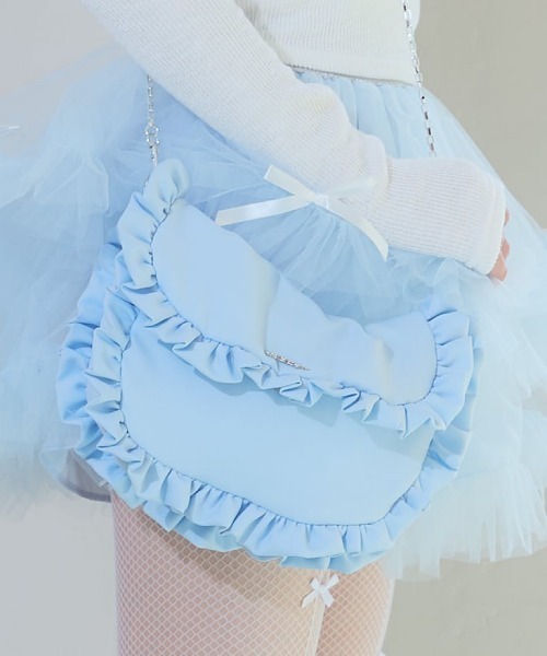 lilLilly ショルダーバッグ バッグ フリルバッグ レディース