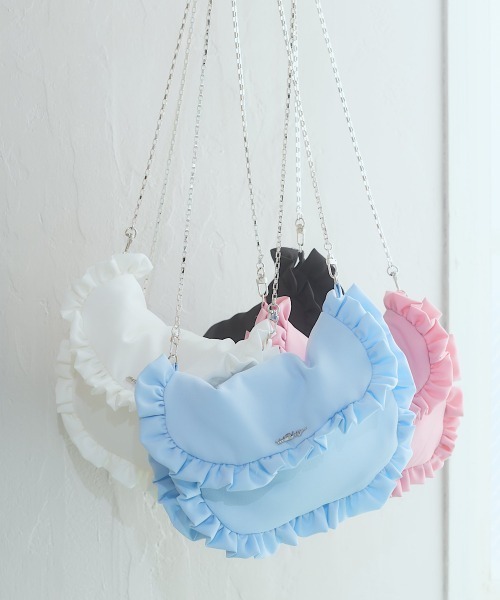 lilLilly ショルダーバッグ バッグ フリルバッグ レディース
