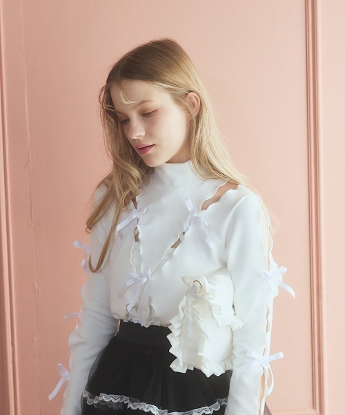 RILY ショルダーバッグ lilLilly ショルダーバッグ バッグ フリルバッグ レディース
