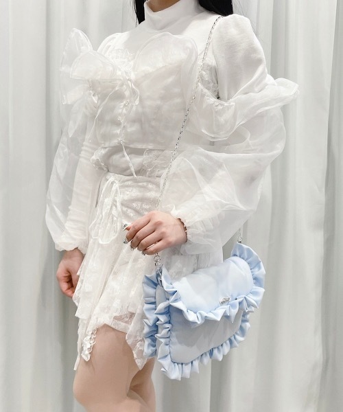 RILY ショルダーバッグ lilLilly ショルダーバッグ バッグ フリルバッグ レディース