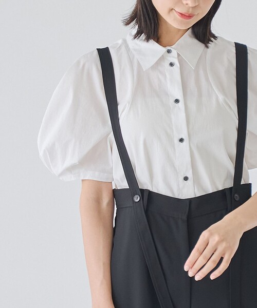 RONEL サロペット オーバーオール ハイウエストサスペンダー
