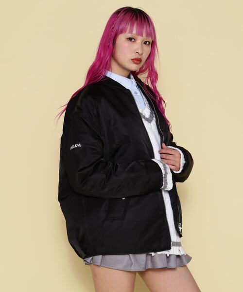 「NORA」 ブルゾン F ブラック レディース_画像3