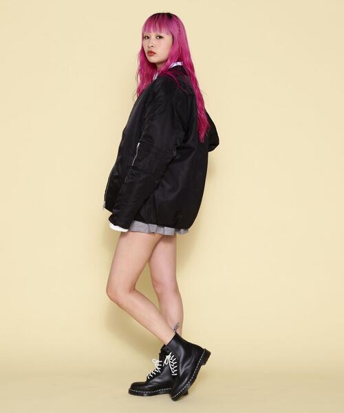 「NORA」 ブルゾン F ブラック レディース_画像5