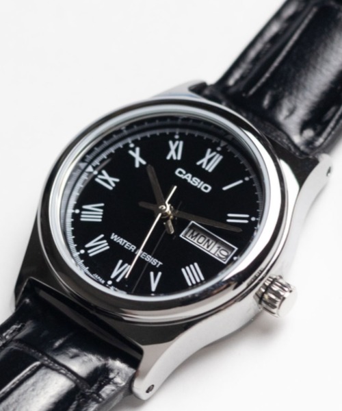 【稼動品】CASIO カシオ 腕時計 ウォッチ レザー ベルト I041 CASIO（カシオ） 腕時計 「」クラシック デイデイト ラウンド SV