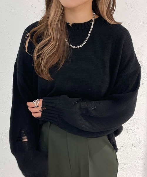 apres jour mignon（アプレジュールミニョン） 長袖ニット X-LARGE