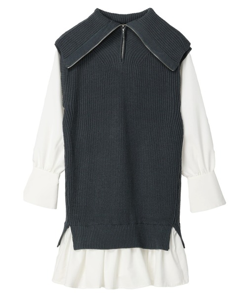 「DURAS」 長袖ワンピース FREE グリーン レディース_画像7