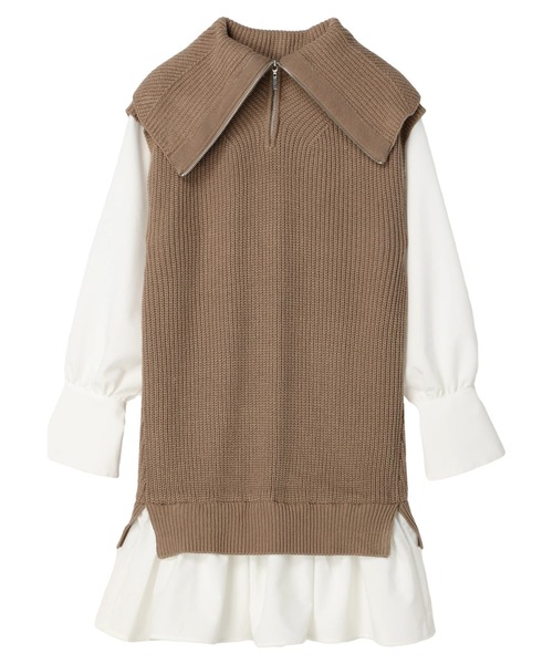 「DURAS」 長袖ワンピース FREE グリーン レディース_画像8