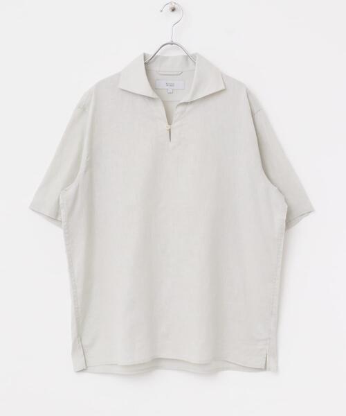 リピーター様価格MaxMara Weekend リネンスキッパーシャツ URBAN RESEARCH ROSSO MEN シャツ 「XLサイズあり」リラックス